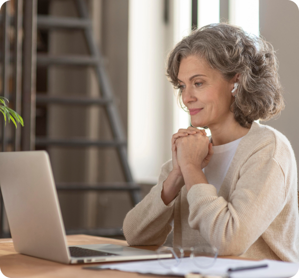 Professional discovering career paths